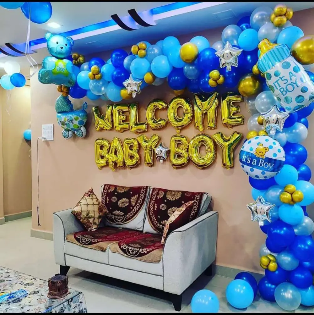 Baby Shower Pastel Balloon Arch